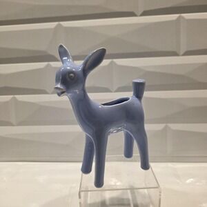 Shawnee Pottery Soft Pink Blue Decorative Fawn Deer Planter Made in USA